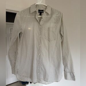 J. Crew Women’s Polka Dot ”Boy” Shirt